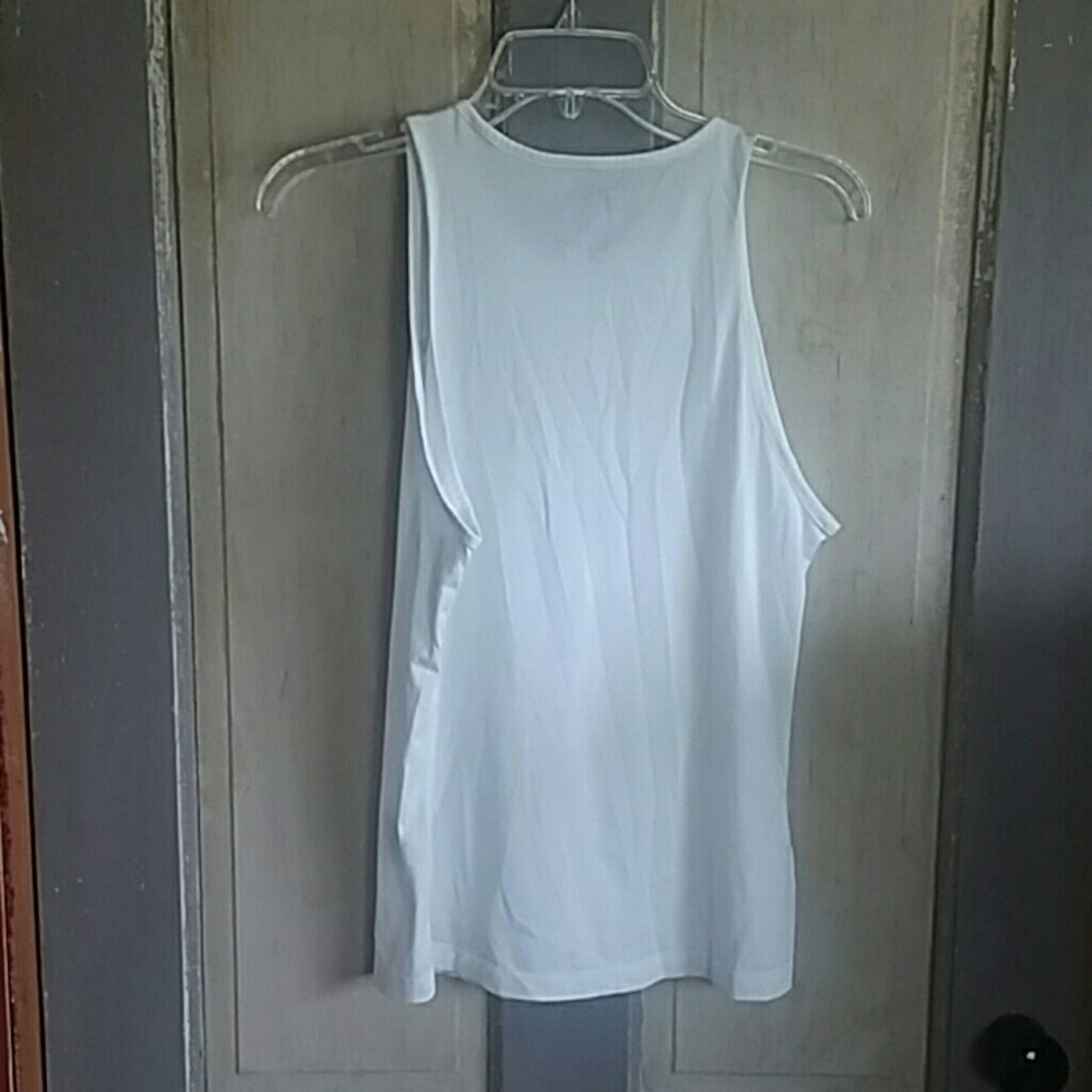 Nike Black and White Tank Top Dri-Fit Loose Fit - Picture 3 of 3